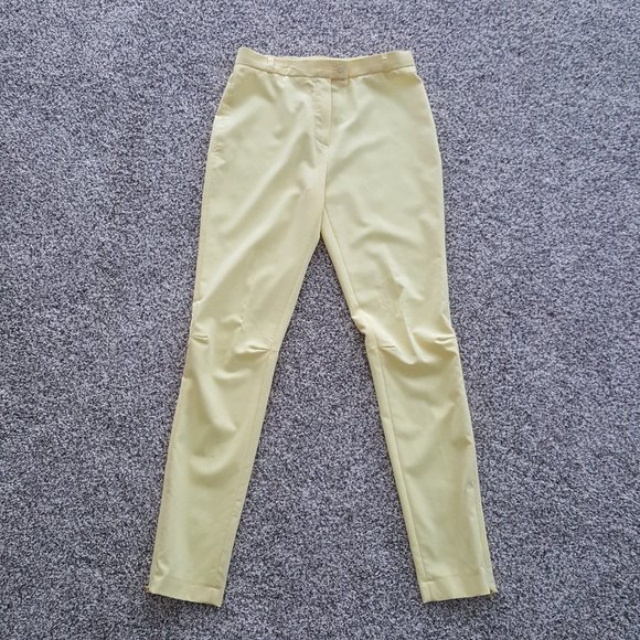 Natali Bolgar Ukrainian Designer High Waisted Skinny Suit Pants XS Zippers - Picture 1 of 11